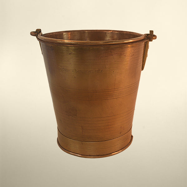 Vintage Brass Bucket 02