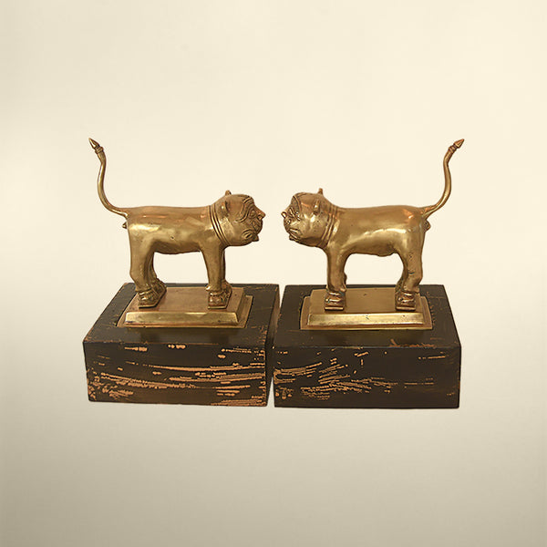 Vintage Brass Tigers (Pair)