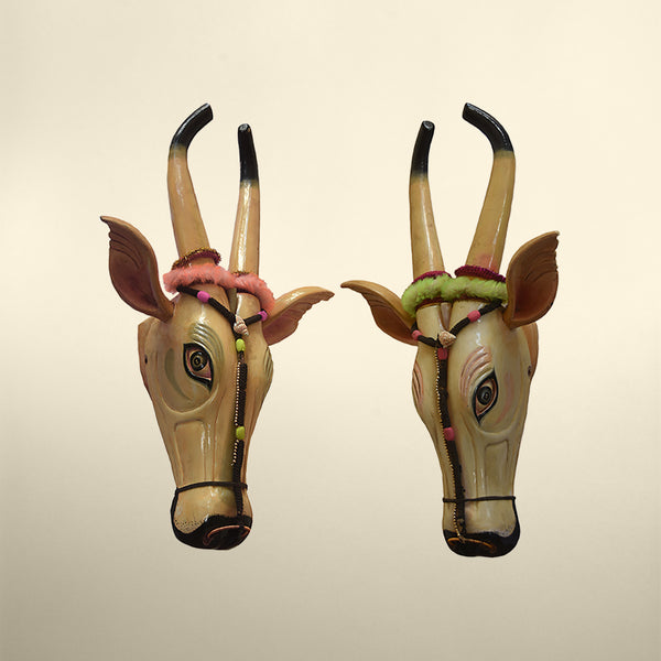 Vintage Cow Masks (Pair) 01